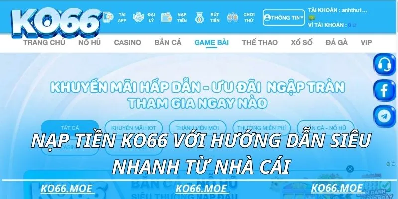 Nap tiền Ko66