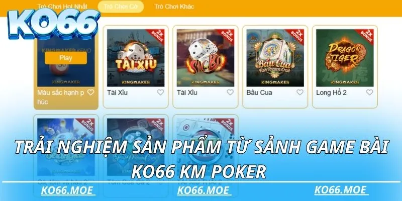 Khám phá 55 trò chơi hấp dẫn trên sảnh V8 Poker