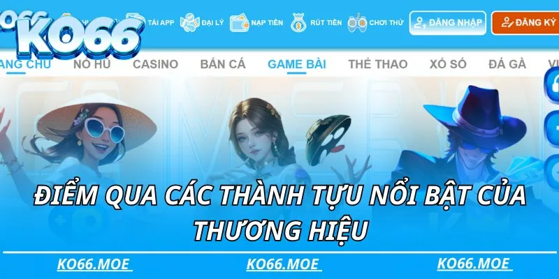 Điểm qua các thành tựu nổi bật của thương hiệu