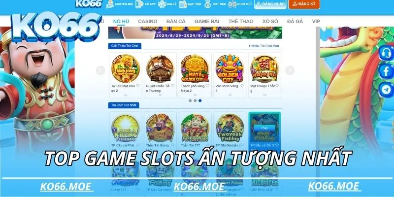 Top game slots ấn tượng nhất