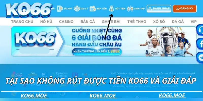 Tại sao không rút được tiền Ko66